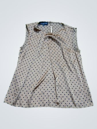 Jones New York Polka Dot Sleeveless Blouse