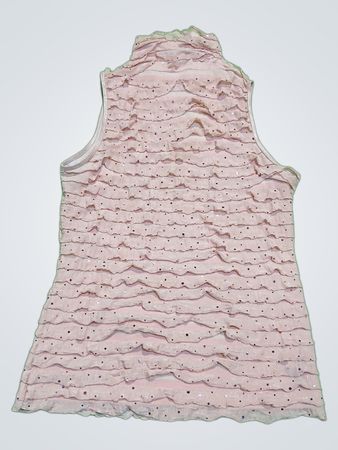 Cocomo Pink Ruffled Tank Top