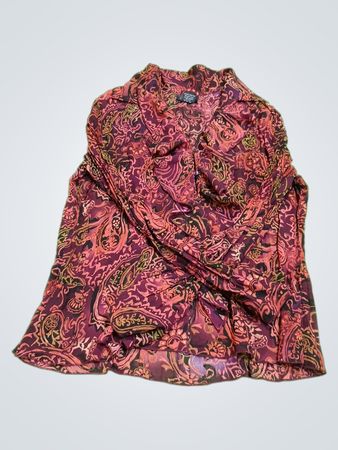Blouse with Paisley Pattern