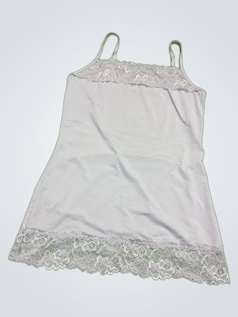 Maurices White Lace Trim Camisole