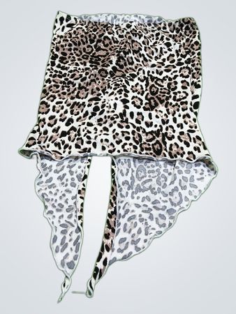 Just Polly Leopard Print Scarf