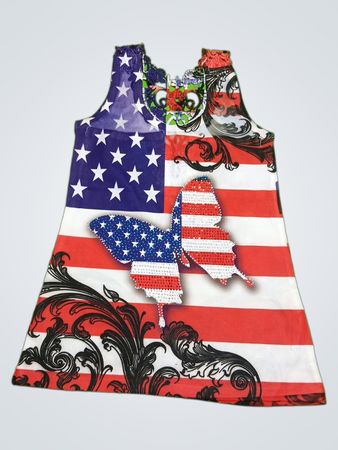 American Flag Design Dress