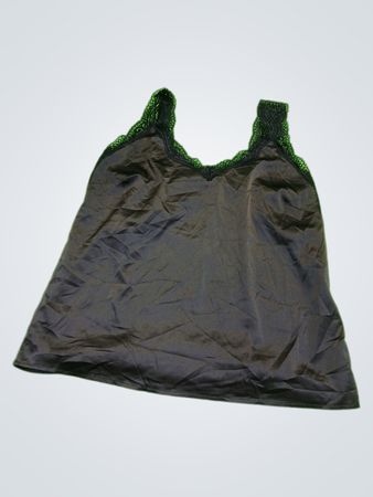Black Camisole with Lace Trim
