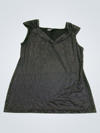 L'OFFICIEL Black Sleeveless Top