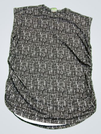 Unbranded Sleeveless Black Grid Pattern Top
