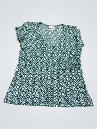 Van Heusen Patterned V-Neck Blouse