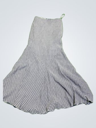 Lulus XS Black and White Striped Skirt