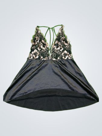 Auden Black Lace-Trimmed Bra