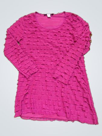 Pink Ruffled Top