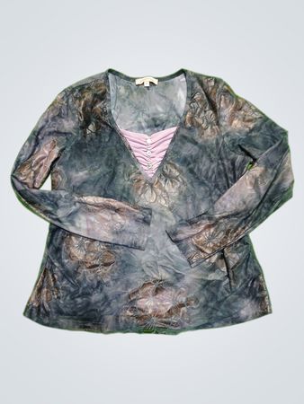 Emotions Floral Long Sleeve Blouse