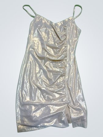 Lulus Silver Dress