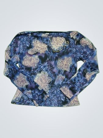 Long-Sleeve Floral Shirt