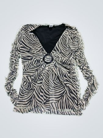 Nueva Zebra Print Blouse