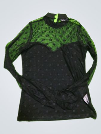 Paranoia Long-Sleeve Mesh Top