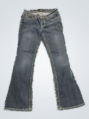 ANNA Low-Rise Bootcut Jeans