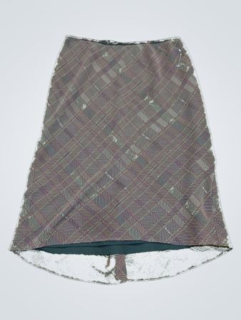 Express Plaid Mini Skirt