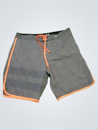 Hurley Gray and Orange Board Shorts