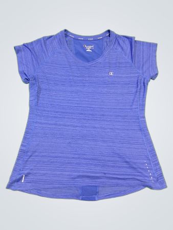 Champion Vapor Women's Blue Short Sleeve Shirt