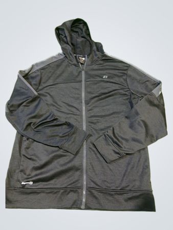 Russell Athletic Black Zip-Up Hoodie