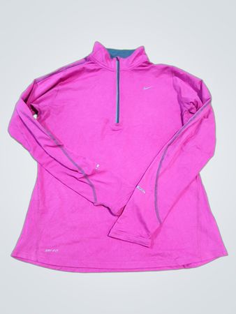 Nike Dri-Fit Pink Long-Sleeve Top