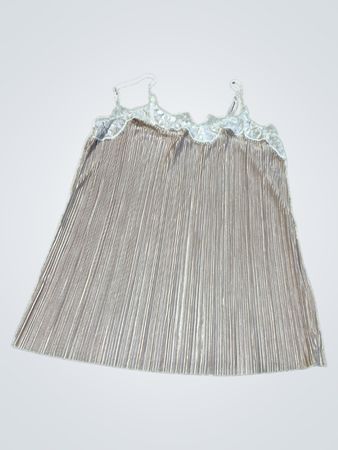 Brown Pleated Cami