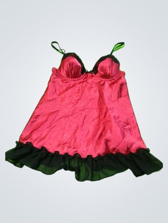 Red and Black Chemise