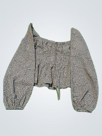 Le Lis Collection Leopard Print Top