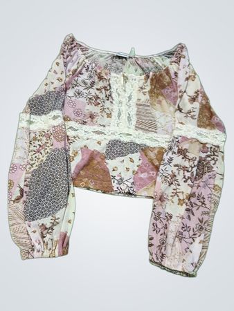 Melrose Floral Patchwork Top