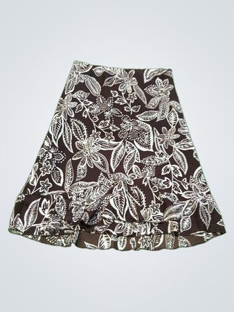Mantles Petite Floral Skirt