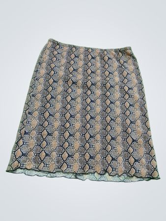 Global Snakeskin Skirt