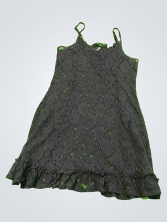 La Vie en Rose Black Lace Cami Top