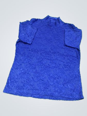 Blue Lace Top