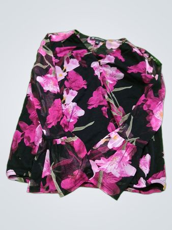 INC International Concepts Floral Long-Sleeve Blouse