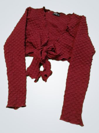 Julia by Love Red Wrap Cardigan