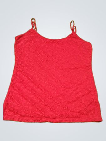 GNW Red Lace Trim Camisole