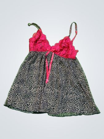 Cabernet Leopard Print Chemise