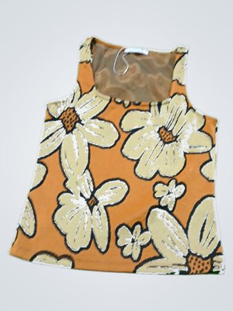 Jimmy Key Floral Sleeveless Top