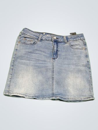 Cedar Rose Denim Skirt
