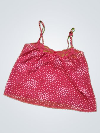 Red Heart Pattern Camisole