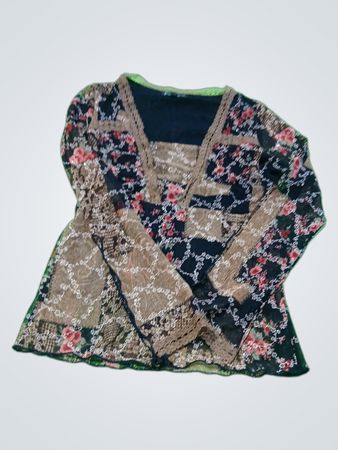 Jessica Max Floral Lace Top