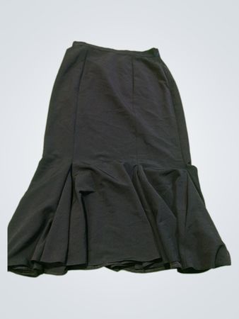 Roberta Black Flared Skirt
