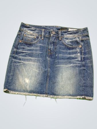 G-Star Raw Distressed Denim Mini Skirt