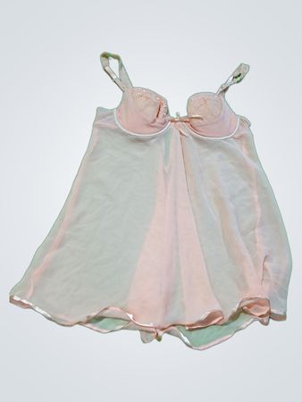 George Pink Lace Babydoll Nightie