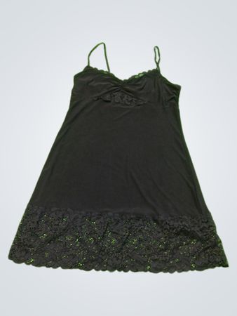 Josie Natori Black Lace Trim Camisole