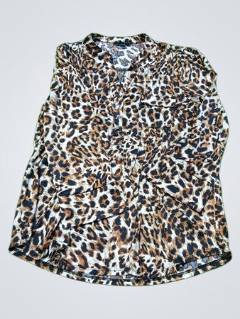 Cocomo Leopard Print Sleeveless Blouse