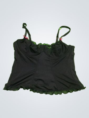 Black Lace Trim Camisole