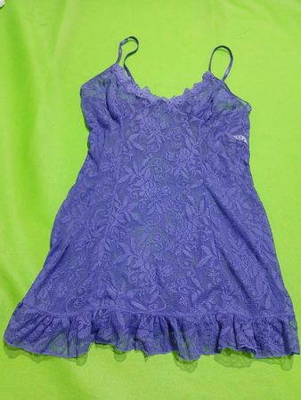 Purple Lace Camisole Dress