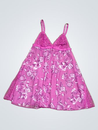 Pink Floral Chemise