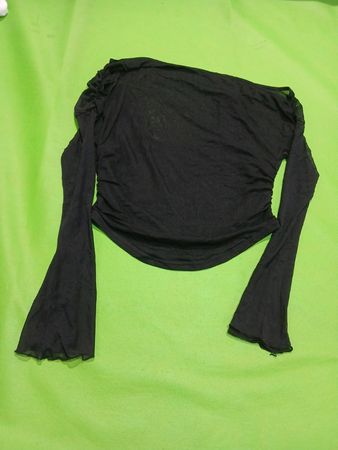 Black Long-Sleeve Top