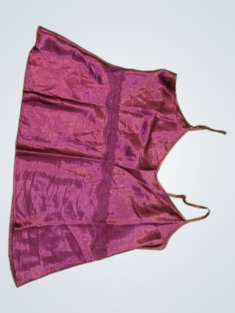 Purple Satin Bustier